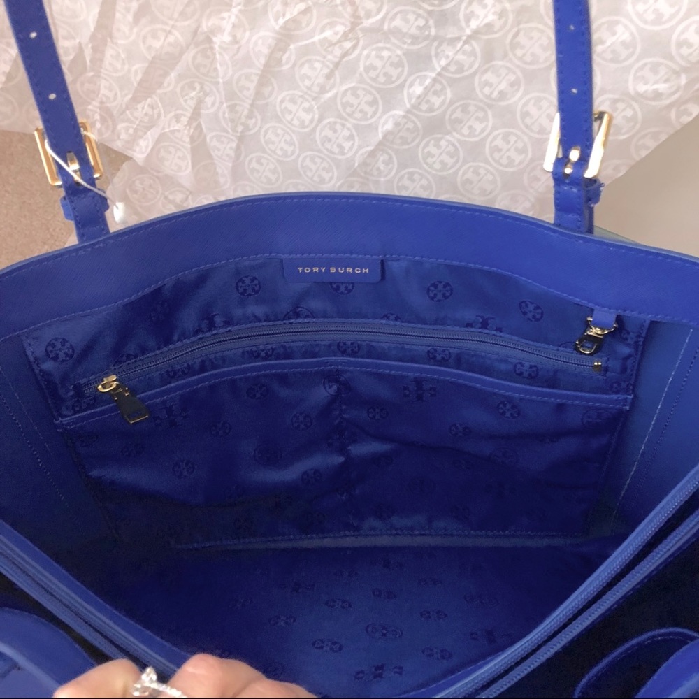 SALE🎉Tory Burch 💙”York buckle tote” - Picture 2 of 8